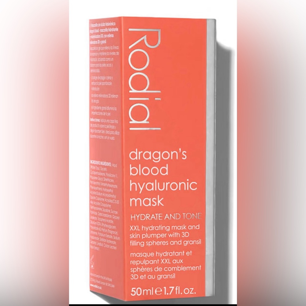 Rodial Dragon's Blood Hyaluronic Mask - hydrating facial mask (1.7 fl. Oz.)